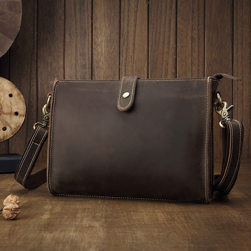 Linen Bag Bulk - 100% Genuine Leather Clutch Bag With