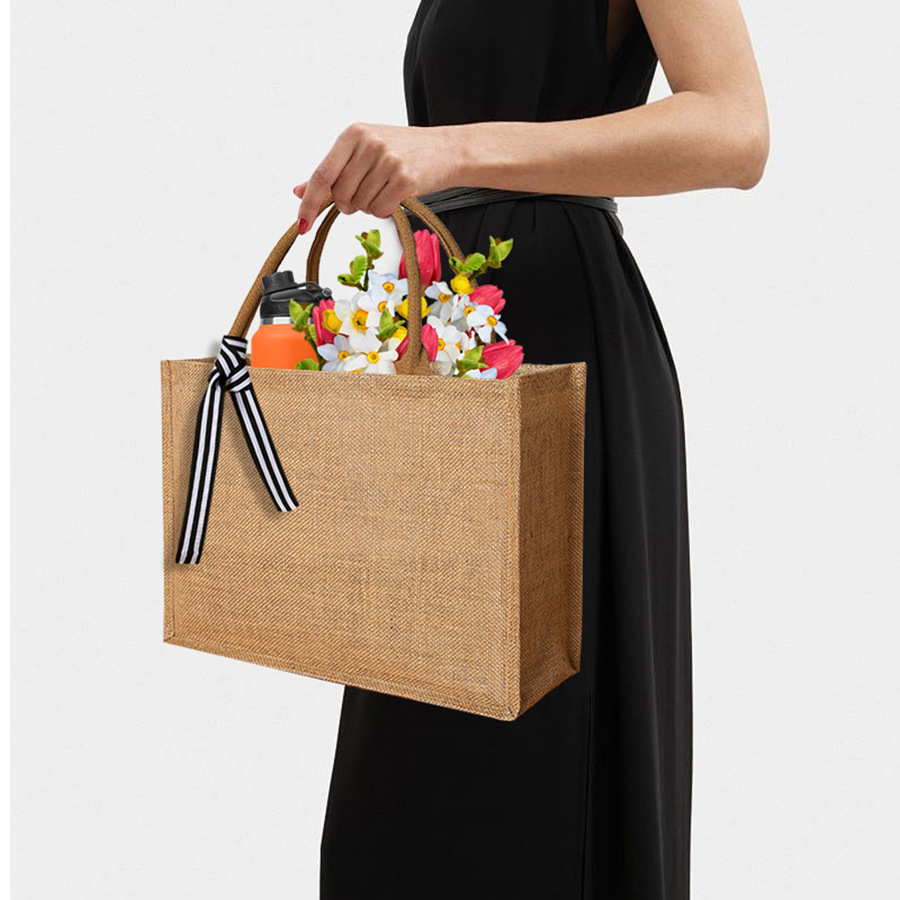 New linen tote bag large capac - đánh giá và giá Linen Bag Bulk