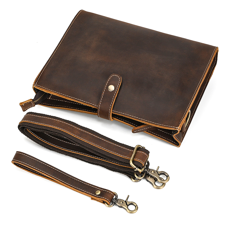 100% Genuine Leather Clutch Ba - đánh giá và giá Linen Bag Bulk