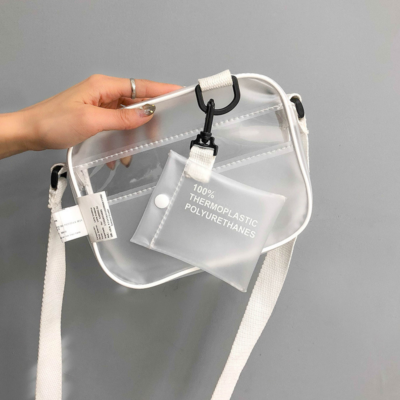 Casual PVC Transparent Bag Wom - đánh giá và giá Linen Bag Bulk