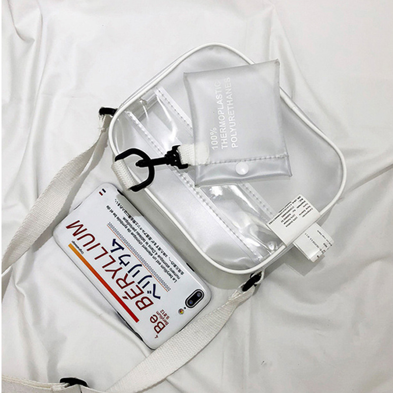 Casual PVC Transparent Bag Wom - đánh giá và giá Linen Bag Bulk