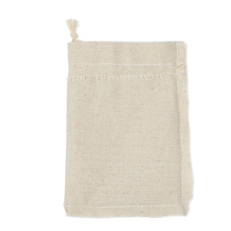 10 Chiếc Cotton Linen Dây Rút  - đánh giá và giá Linen Bag Bulk