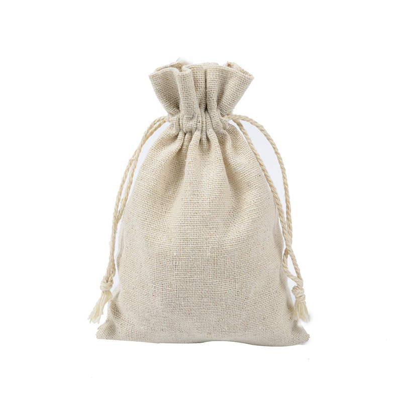 10 Chiếc Cotton Linen Dây Rút  - đánh giá và giá Linen Bag Bulk